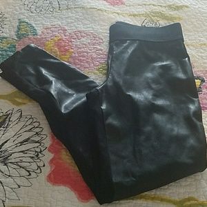 LOFT "leather" leggings! Small Petite